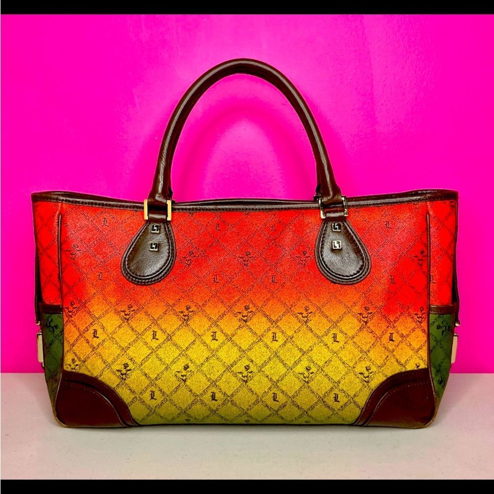 L.a.m.b St.Thomas tote Rasta like new